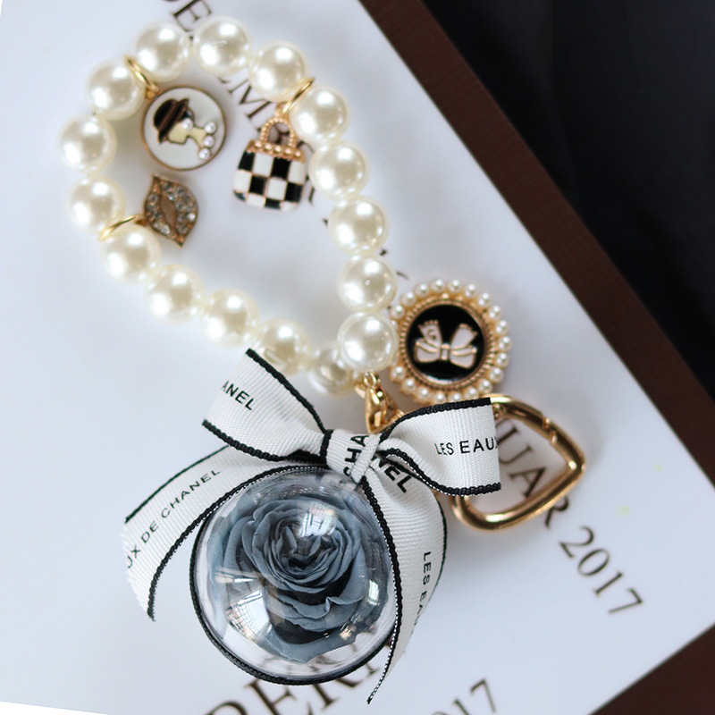 Wholesale Valentine Day Creative Eternal Flower Rose Ball Pearl