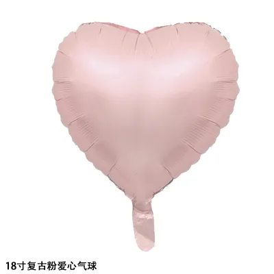 Valentine Day Party Decoration 18 Inch Heart-Shaped Aluminum Film Balloon