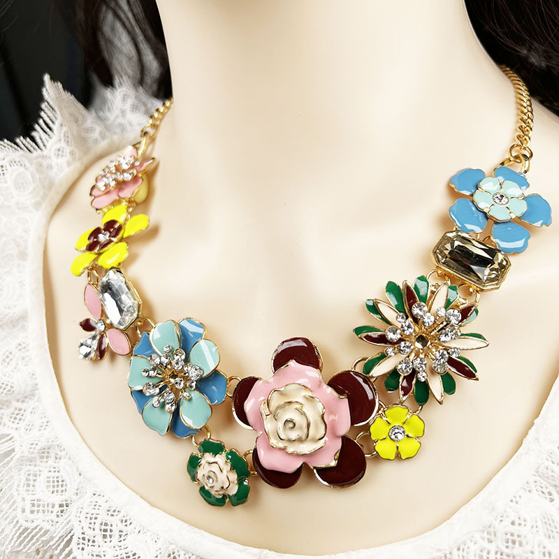 【GLOWNY】24SS FLORAL GEM NECKLACE GLOWNY】24SS FLORAL GEM NECKLACE (GLOWNY/ネックレス