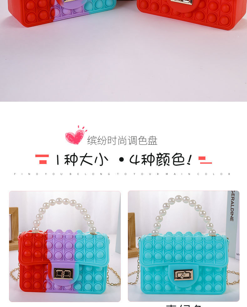 Wholesale Kids Girls Fashion Sweet Candy Color Silicone Mini