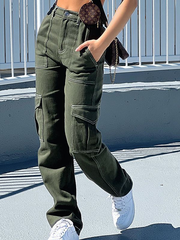 【Threetimes】 Jenna cargo pants 2色 main_1.jpg