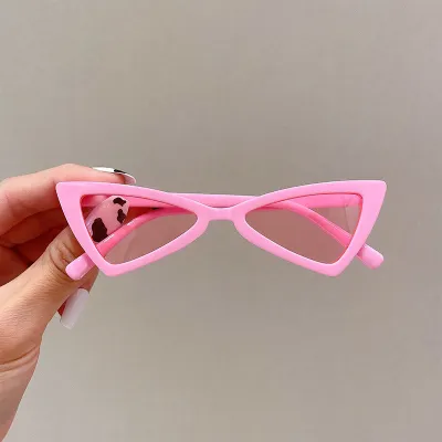 Kids Unisex Fashion Casual Solid Color Personalized Styling Sunglasses TPEE TAC Silicone Special-Shaped