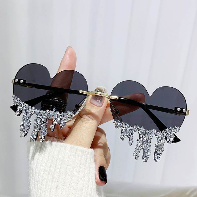 Tiffany&co. rimless sunglass y2k 美品 Teenyoun Y2K Rimless Futuristic Glasses - Punk One Piece