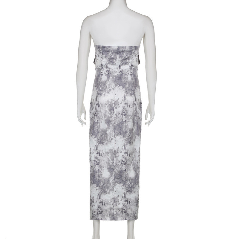 新品Tie.me doublezip pleated onepiece GRAY Eliza J Metallic Pleated One-Shoulder Maxi Dress - Dresses