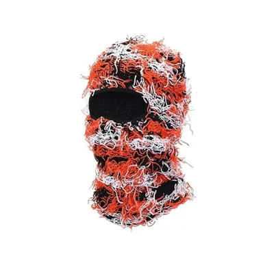 Single Hole Knitted Mask Funny Outdoor Warm Headgear Unisex