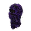 Black Purple Whiskers On Black Background