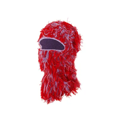 Single Hole Knitted Mask Funny Outdoor Warm Headgear Unisex