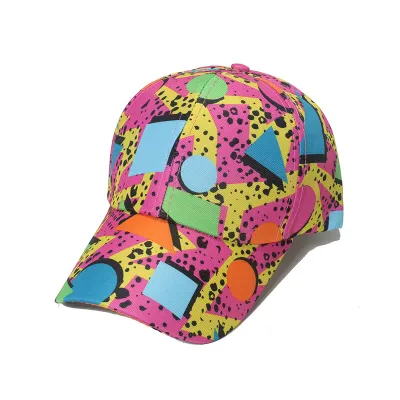 Neutral Fashion Casual Graffiti Sunshade Cap