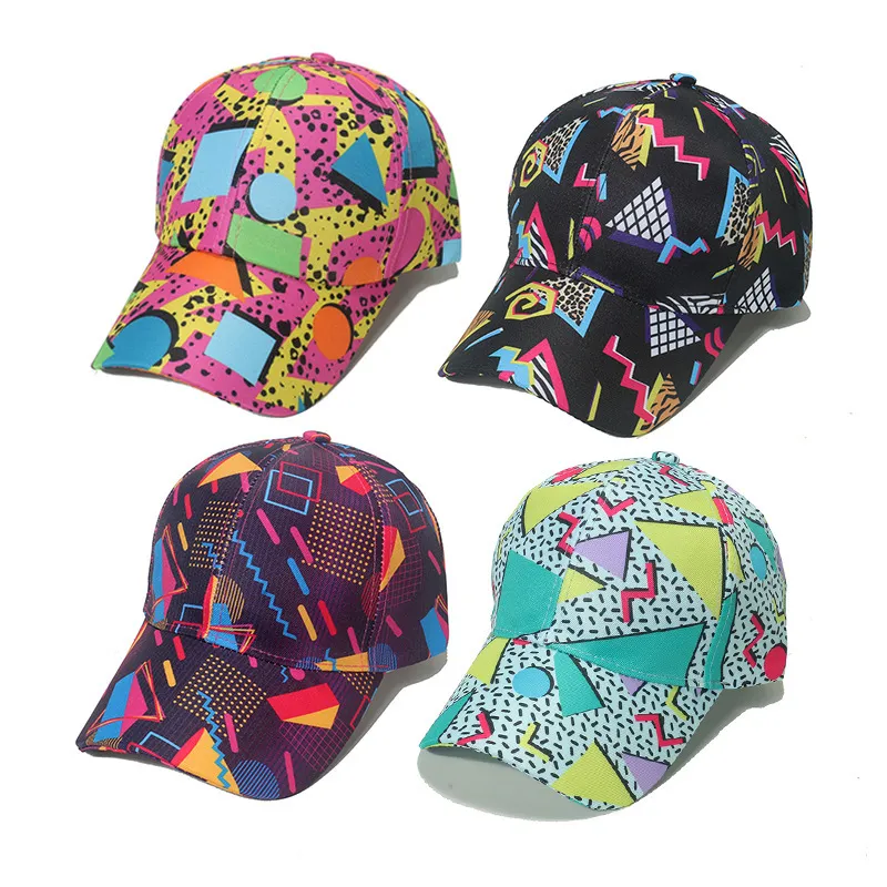Neutral Fashion Casual Graffiti Sunshade Cap