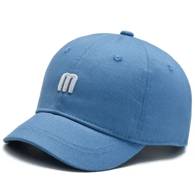 Neutral Fashion Casual Letter Embroidered Cotton Dome Cap