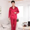 Burgundy Male (Long Sleeve Pajamas)