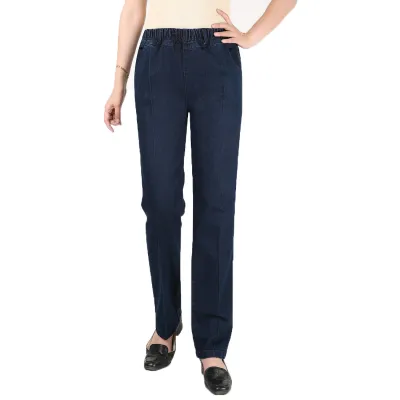 Women Casual Loose Plus Size Stretch Denim Skinny Pants Jeans