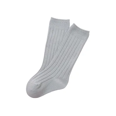 Kids Unisex Cute Basic Solid Color Cotton Combed Stockings