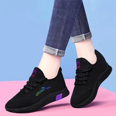 Women Fashion Casual Mesh Breathable And Comfortable Sneaker