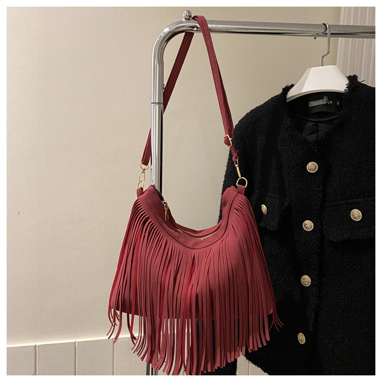 Wholesale Women Fashion Retro View Zipper Shoulder Bag