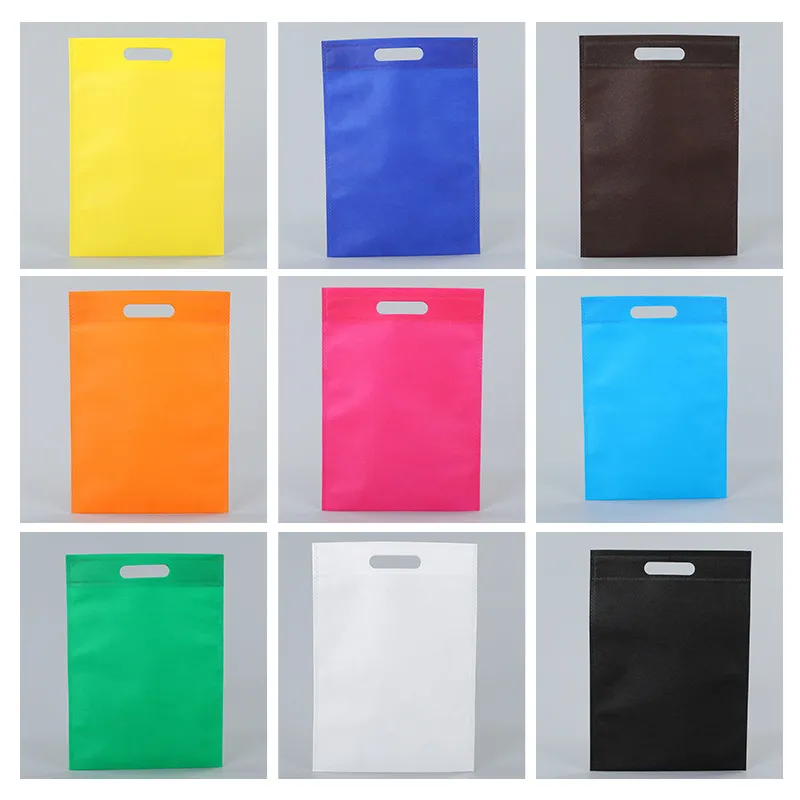Solid Color Non-Woven Portable Shopping Bag