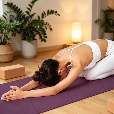 Outdoor Camping Sports Fitness Two-Color Environmental Thickened TPE Yoga Mat