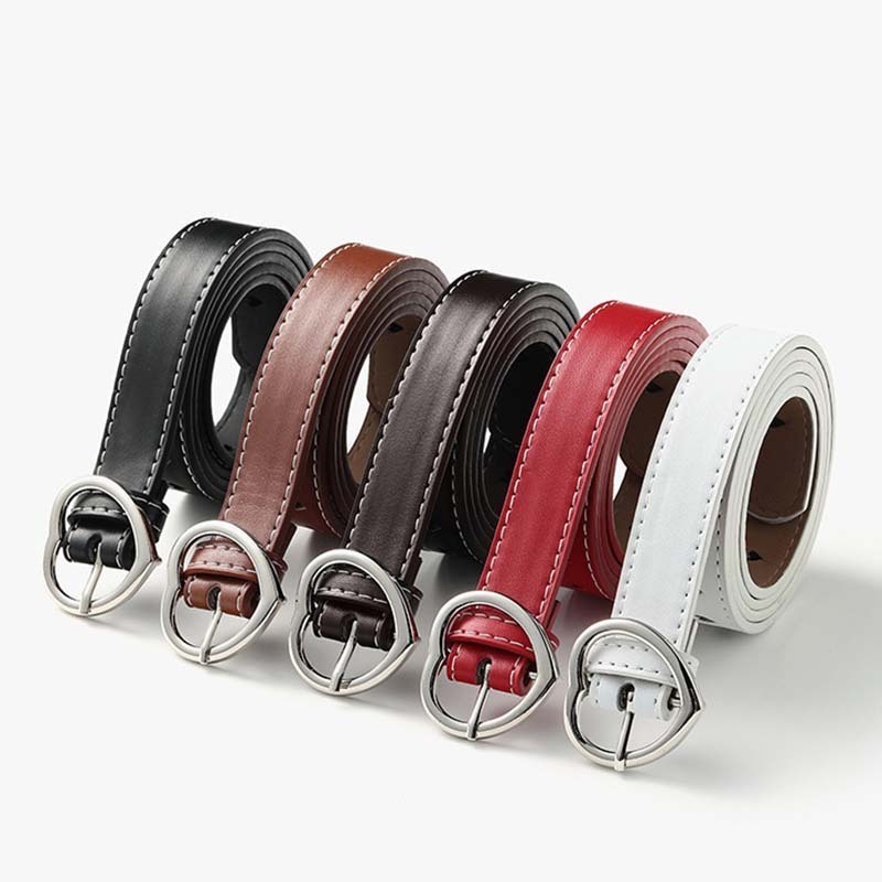 é Heart buckle belt、tシャツ（黒） Black & Silver Double Heart Belt | Yours Clothing