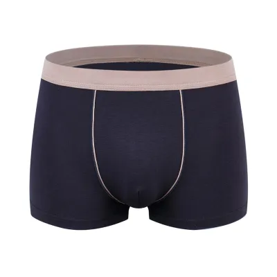 Men Sexy 3D No Mark Plus Size Cotton Mid Waist Boxer Pants