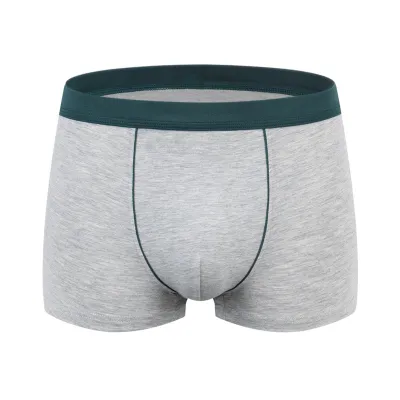 Men Sexy 3D No Mark Plus Size Cotton Mid Waist Boxer Pants