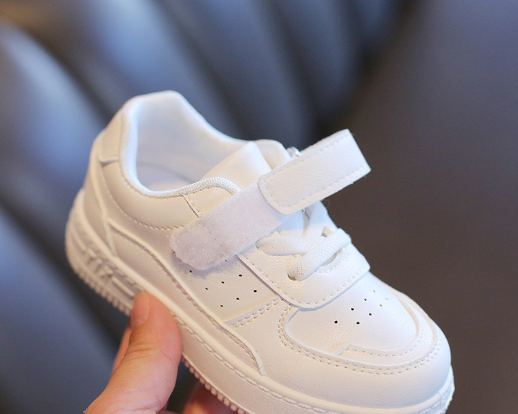 【COLOR iN ID】Tona Velcro Shoes Wholesale Kids Unisex Fashion Casual Solid Color Round-Toe