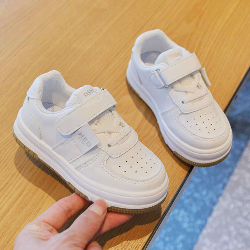 【COLOR iN ID】Tona Velcro Shoes Wholesale Kids Unisex Fashion Casual Solid Color Round-Toe