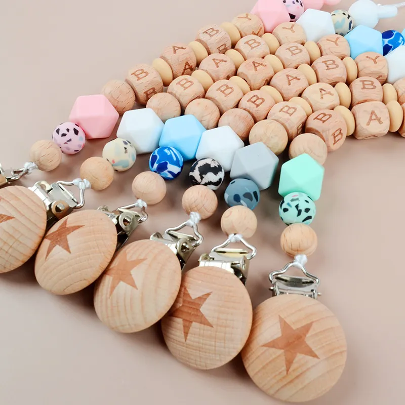 Baby Cute Cartoon Animal Silicone Anti-Drop Pacifier Chains