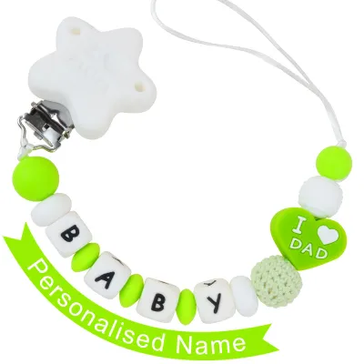 Baby Cute Cartoon Silicone Star Anti-Drop Pacifier Chains