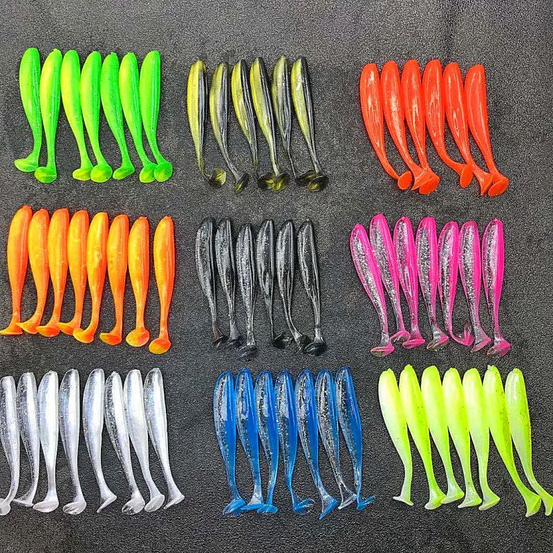 Wholesale Simulation Soft Two-Color Fishing Lures