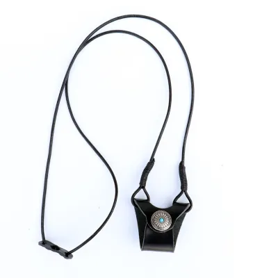 Women's Fashion Leather Glasses Chain Lanyard Case