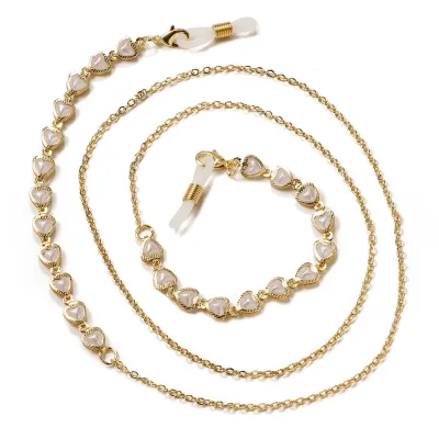 Women Fashion Colorful Metal Copper Non-Slip Glasses Chain