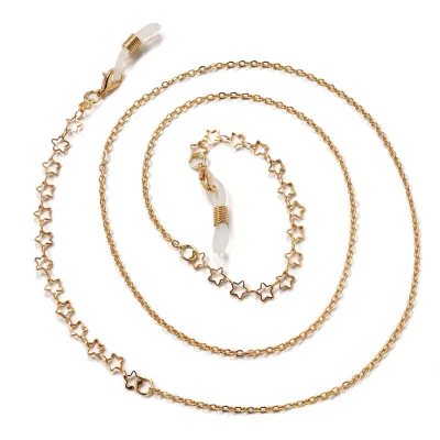 Women Fashion Colorful Metal Copper Non-Slip Glasses Chain