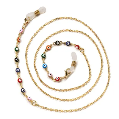Women Fashion Colorful Metal Copper Non-Slip Glasses Chain