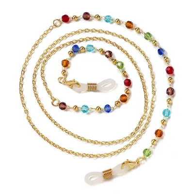 Women Fashion Colorful Metal Copper Non-Slip Glasses Chain
