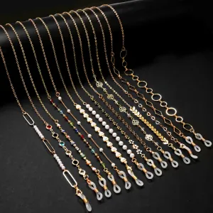 Women Fashion Colorful Metal Copper Non-Slip Glasses Chain