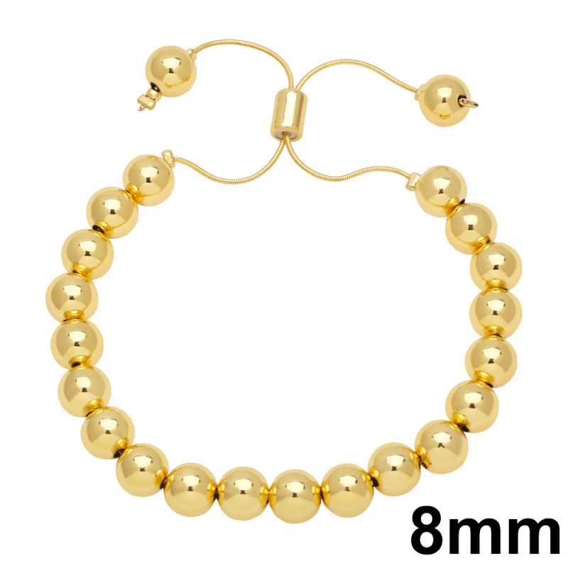 Gold Tone With Cubic Zirconias Metal Linked Bracelet 7 in