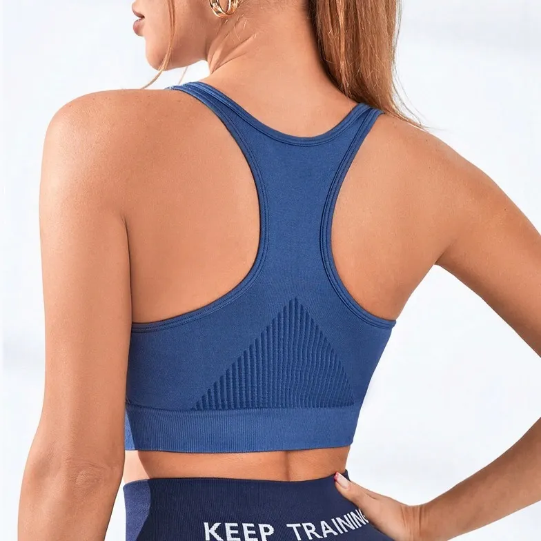 Halter Neck Active Sports Nylon Sweat Proof Bra Yoga Top Women's Sport –  KesleyBoutique