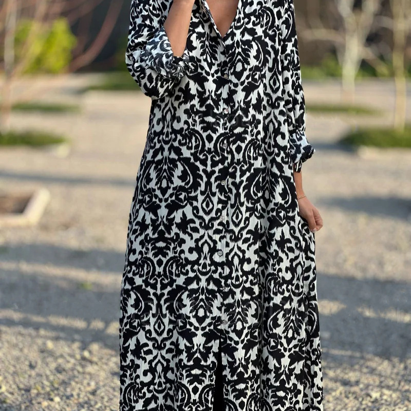Wholesale Women Loose Casual Graphic Printed Long Sleeve Wholesale Women Loose Casual Graphic Printed Long Sleeve
