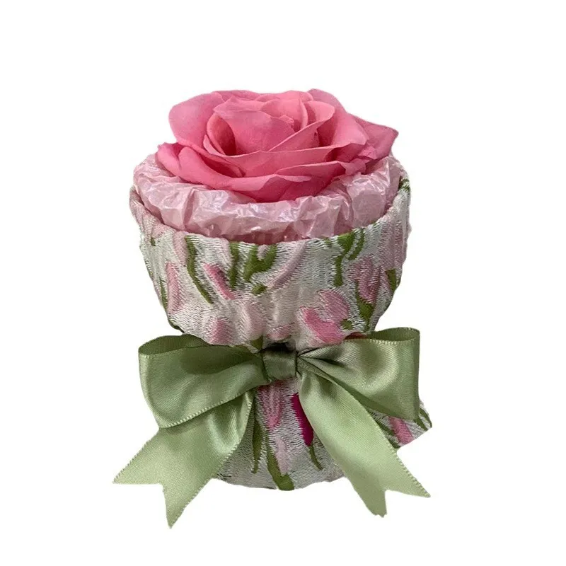 10pcs Mini Flower Bouquet Artificial Rose Eternal Flowers Valentine'S Day  Business Event Gifts Wedding Party Supplies - AliExpress