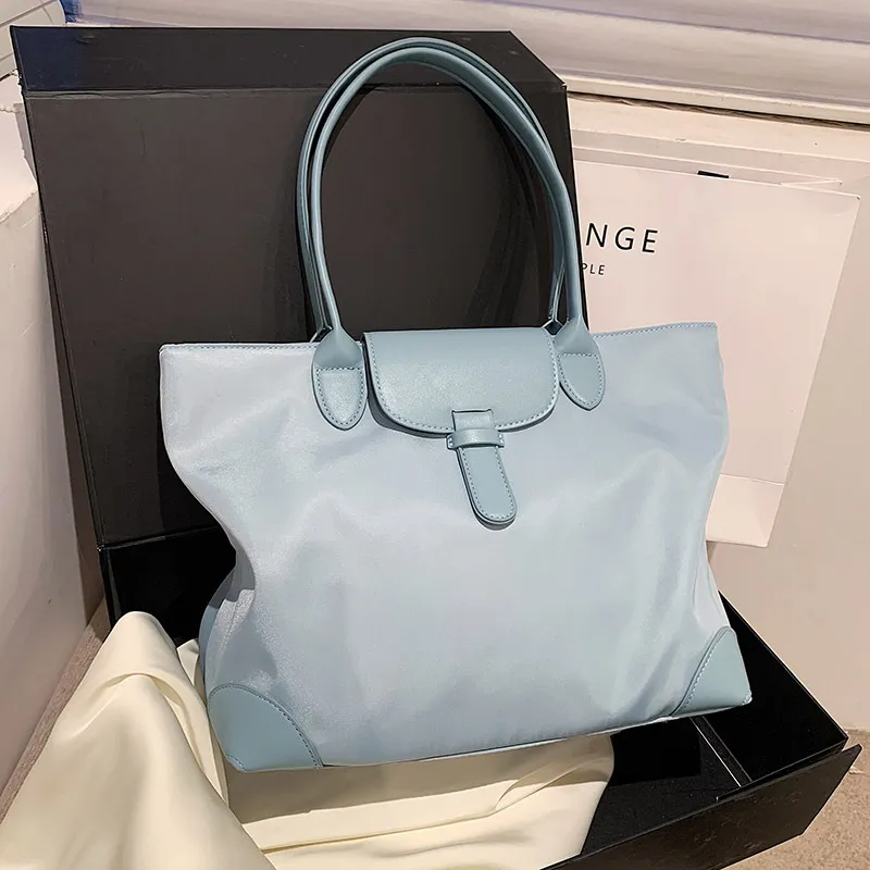 Women Fashionable Casual Large Capacity Oxford Cloth Tote Bag