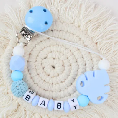 Baby Cartoon Silicone Anti-Drop Pacifier Chains Teether Holder