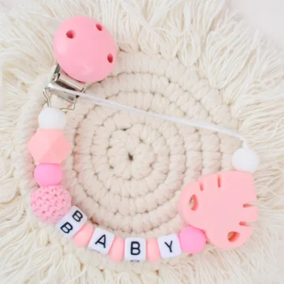 Baby Cartoon Silicone Anti-Drop Pacifier Chains Teether Holder