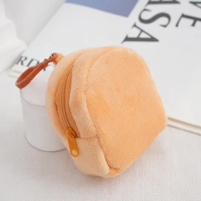 Kids Boys Girls Casual Cute Candy Color Plush Wallets Bag Kindergarten