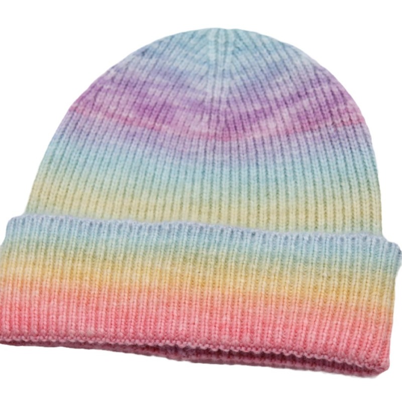 Wholesale Sweet Fashion Gradient Color Wool Hat Winter