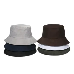 Fashion Basic Outdoor Spring Travel Solid Color Bucket Hat