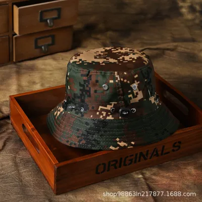 Fashion Casual Outdoor Rope Simple Solid Color Basic Sun Protection Bucket Hat