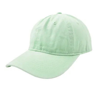 Vintage Unisex Solid Color Dome Washed Baseball Cap