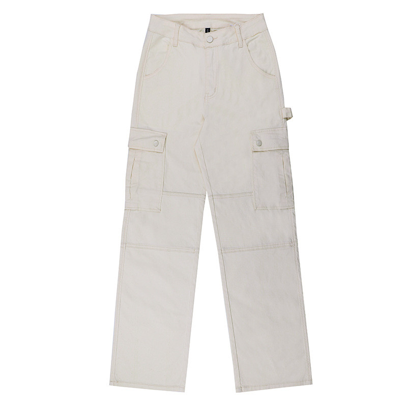 Wholesale Street Women Fashion Cargo Pants Jeans