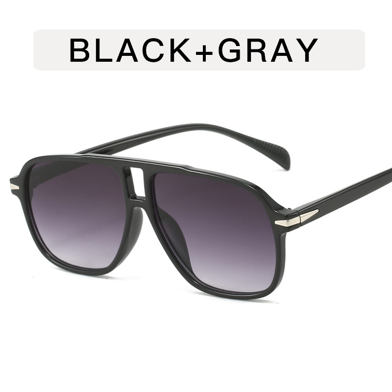 Wholesale Neutral Fashion Double Beam Leopard Sunglasses