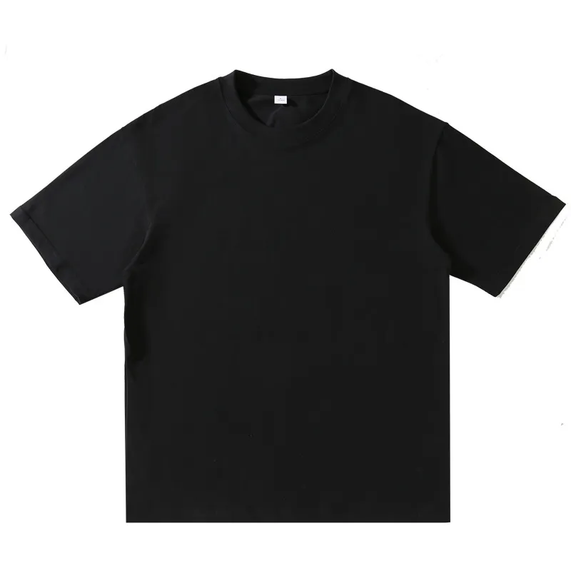 Women's Pure Cotton Loose Fit Short Sleeve Crewneck T-Shirt - Solid Color Customizable Logo